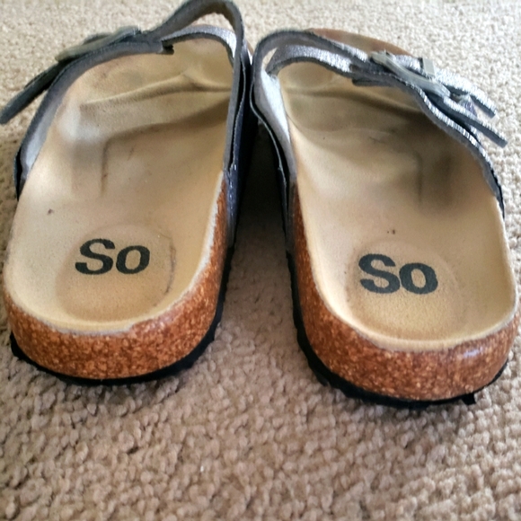 SO Womens Glitter Slide Sandals - Picture 4 of 4